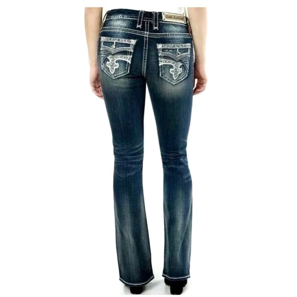 NWT Rock Revival Glade Bling Easy Bootcut Jeans - Picture 14 of 14